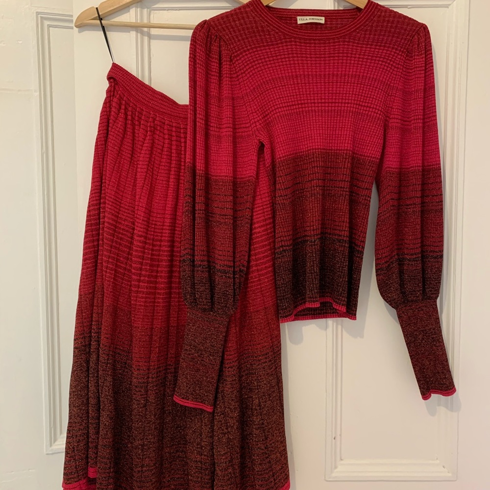 Ulla Johnson set, hot pink